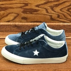 Converse One Star Ox Navy Egret Velvet Shoes