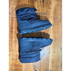 Hunter Cozy Waterproof Winter Snow Boot Kids 4 Navy Blue Insulated Puffer HJCOZY