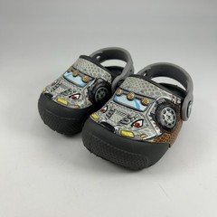 Crocs Classic Unisex Kids C4 Fun Labs Light Up Monster Truck Clogs Graphite Gray
