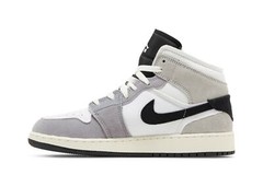 Nike Air Jordan 1 Mid SE Craft GS Inside Out Cement Grey FD9091-002