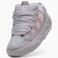 Puma x LaFrancé Wolf Sneakers Vibrant Silver Pearl Pink Junior Size 4 31308401
