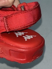 KAPPA Red Sandals for Kids – Adjustable Straps & Durable Sole