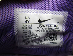 Nike Giannis Immortality 4 Kids Size 4Y Raspberry Fuchsia Basketball FZ6734-500