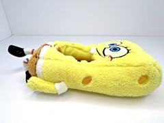 SpongeBob SquarePants Kids Plush Slippers Sz XS 11-12 NEW VINTAGE RARE 2006