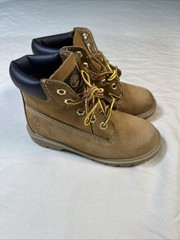 Timberland Boots Youth Kids Size 11 Wheat Waterproof Winter Boot Brown