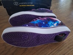 Heelys Pro 20 Prints Galaxy Purple/Blue Wheeled Lace-Up Low Top Sneaker 4