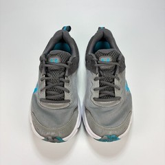 Under Armour Assert 10 Gray Blue Running Shoes Sneaker 3026182-107 Youth Size 6Y