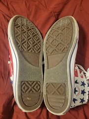 CONVERSE CHUCK TAYLOR STARS & STRIPES EDITION HIGHTOP SNEAKERS JUNIORS 6 Womans8