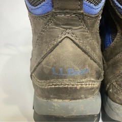 L.L. Bean tek 2.5 hiking boots size 6 big kids gray blue