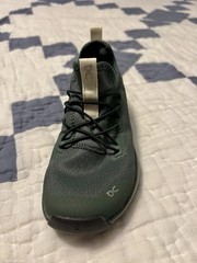 Kids OnCloud W/Cloudtec Stretch Laces Slip-On Sneakers, Olive Ghost SZ US 12.5