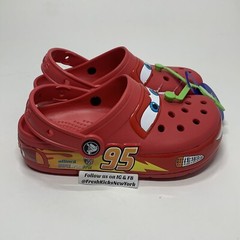 Lighting McQueen Crocs Kids Size J1/1Y Pre School 209381-610 Disney Pixars Cars
