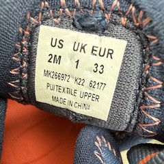 Merrell Hydro H2O Hiker Navy/Orange Sandals Shoes Big Kids Sz 2M EXCELLENT