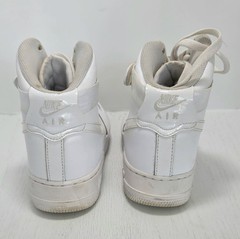 Nike Air Force 1 High ‘07 Triple White 653998-100 Youth 6.5Y / Women’s 8