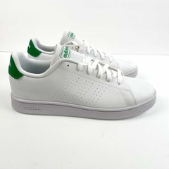 Adidas Original Advantage K White Green Lifestyle Court Shoes US 7 Youth EF0213