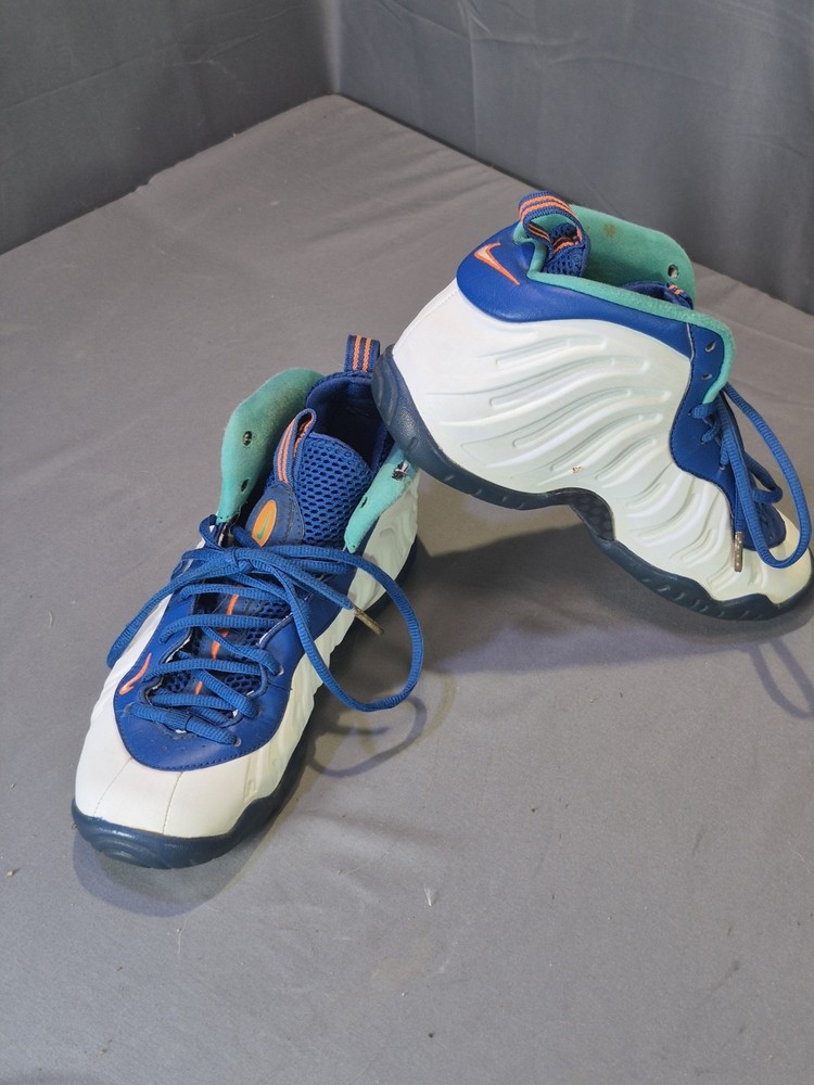Nike Air Foamposite Pro Gym Blue 644792-404 Kid Size 5.5Y Womens 6 Check Photos