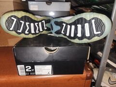 Size 2 (PS) – Jordan 11 Retro Mid Legend Blue – 378039-117