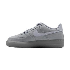 Big Kid’s Nike Air Force 1 LV8 Wolf Grey/Wolf Grey-Black (BQ5485 003)
