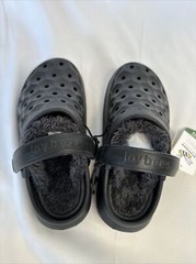Joybees Child’s Sz 11 Varsity Lined Clog Black/charcoal