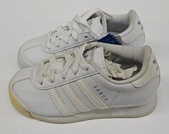 adidas Samoa C Sneakers Juniors Size 13K – Leather Shoes Classic Style 3-Stripes
