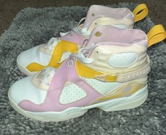 Nike Air Jordan 8 Retro (GS) Orange Arctic Pink 580528-816 Youth 6Y Shoes 80