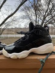 AIR JORDAN! Black/Blue/White, Size 11C.