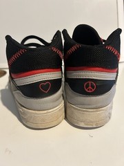 Size 2.5us adidas Drop Step Mid Black Vivid Red