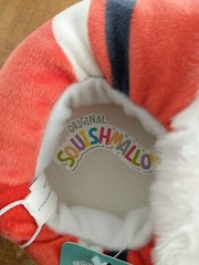 Squishmallows Red Slippers Santa Claus Christmas Kids Size 11-12 NEW