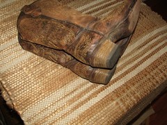 Corral A1028 Brown Leather Snip Toe Cross Wings Cowboy Boots Youth size 4