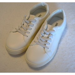 Deer Stags Blake Kids White Simulated Leather Low Top Sneakers Size 12M