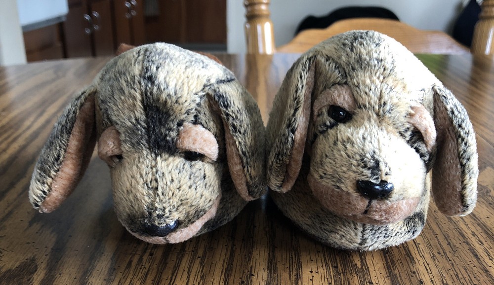 Kids Puppy Dog Slippers M Medium Size 7-8