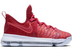 KD 9 IX „UNIVERSITY RED“ SIZE 5.0 Y SAME AS WOMAN SIZE 6.5 KEVIN NEW RARE LEGIT