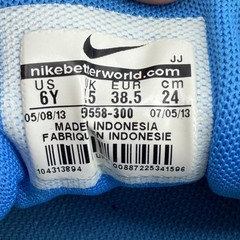 Nike Shoes Youth Size 6Y Neon Green Blue Running Sneakers Mesh Athletic Sporty