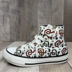 Converse Chuck Taylor All Star Snake PS Kids Size 11 High Easy On Sneakers White