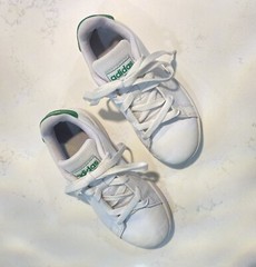 Adidas Original Advantage K White/Green EF0213 Sneaker US 12K 1 Owner