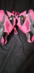 2013 Nike Air Diamond Turf 2 Pink/Black 407911-600 Size 7Y High Top