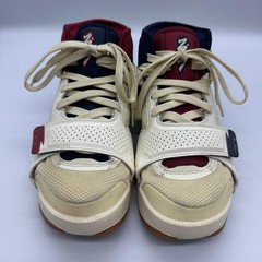 Jordan Zion 2 Shoes Youth Size 6.5Y Cream Red Blue Basketball DX3331-164