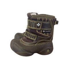 Columbia Green/Brown Winter & Rain Boots Boys Size 6 Toddler Techlite
