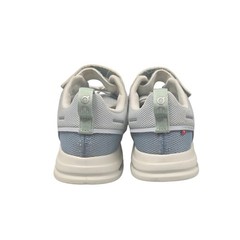 On Cloud Play Sneakers Kids K2 Sky White Blue Hook Loop Running Athletic Shoe