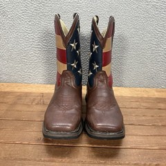 Durango Boots Kids 5M Multicolor Lil Rebel Patriotic 8″ Western Cowboy Boot