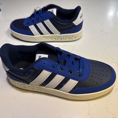 adidas Breakbase J Navy Blue White JQ3062 Size 5.5Y / Women’s 7 New In Box