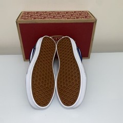 VANS KIDS OLD SKOOL V SIZE 2.5 Navy/True White