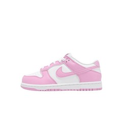 Nike Dunk Low PS White Pink Rise Kids Preschool Casual Shoes IU7765-125