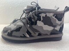 Alpine Design Winter Shoes, Woolblend Linning, Blown Rubber Outsole – Camo Sz. 5