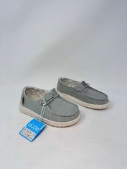 Hey Dude Kids‘ Wendy Linen Grey Shoes – US:10K/EU:29, K2(D249T)