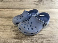 Crocs C8 C9 Kids Iconic Blue Classic Clog Clogs Sandals Youth Crocband Slip On