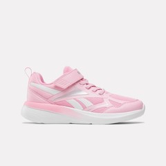 Reebok Rush Runner 6.0 Elastic Lace Top Strap Running Little Girl’s Shoes