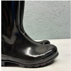 Hunter Original Gloss Tall Rain Boots Kids Black US 5B/6G Waterproof Classic