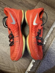 Nike Zoom KD 8 Orange/Silver Athletic Sneaker Lace-Up Low Top 5.5Y