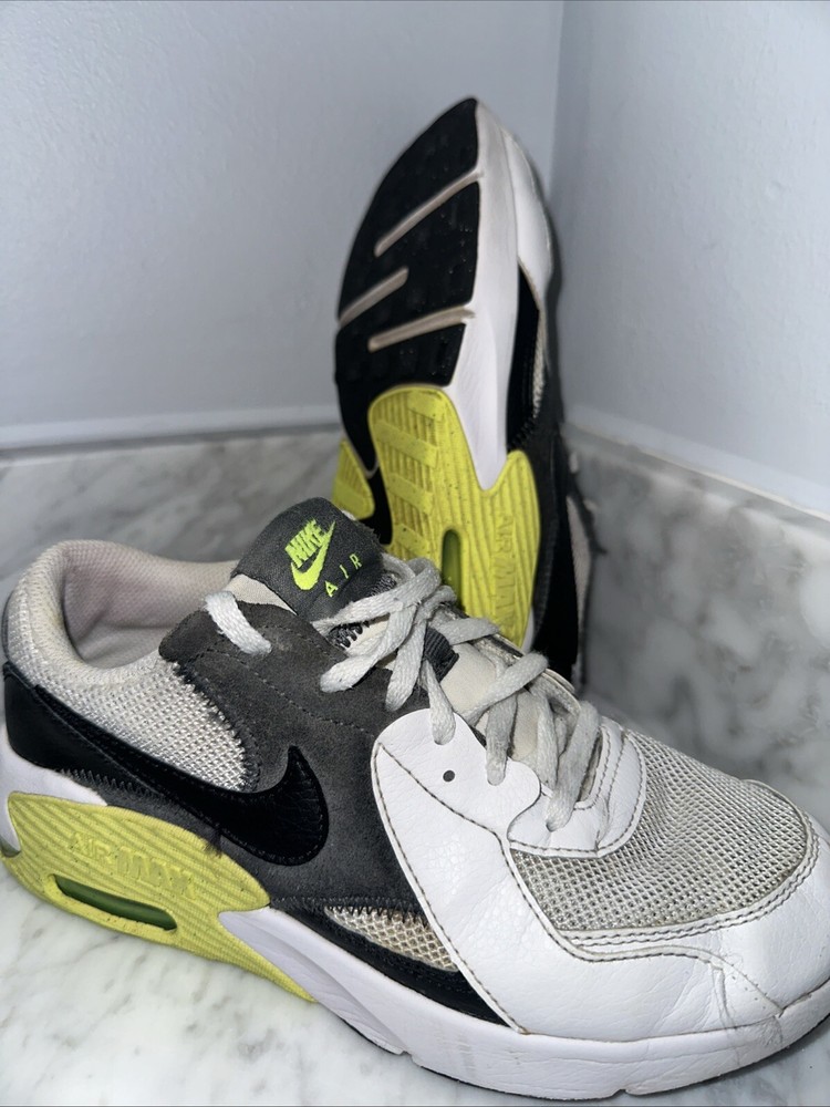Nike Air Max Excee White Volt CD6894-110 Sneakers Youth Size: 4.5Y