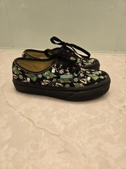 VANS x THE SIMPSONS Glow In The Dark Bart Skateboarding Sneaker Kids Sz 12.5